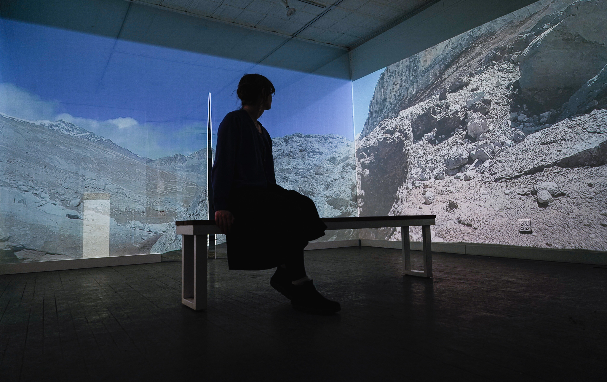 Installation still of Accumulative Reducation by Emily Dzieweczynski